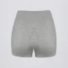 Super Sculpt sömlösa minishorts i gråmelerat