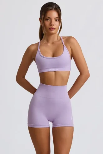 Super Sculpt sömlösa minishorts i mjuk lila