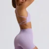 Super Sculpt sömlösa minishorts i mjuk lila