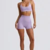 Super Sculpt sömlösa minishorts i mjuk lila