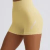 Super Sculpt sömlösa minishorts i smörgul