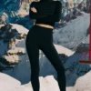 Super Sculpt sömlösa underkläder-leggings i svart