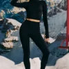 Super Sculpt sömlösa underkläder-leggings i svart