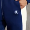 Sweatpants med vida ben i marinblått