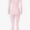 Termisk baslager-Jumpsuit i puderrosa