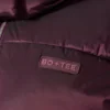 Vattentät, kort oversized skidjacka i burgundy