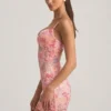 Velena Embellished Camisole Bodycon Miniklänning i rosa