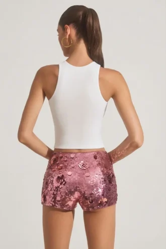 Velle Modal Racerback Tank Top i vitt