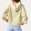 Överdimensionerad hoodie med applikation i citrongult