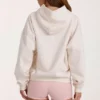 Överdimensionerad hoodie med applikation i ivory med prickar