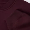 Överdimensionerad tröja med rund hals i burgundy