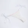 Vernazza Broderie Anglaise stringbikinibyxor med knytband i sidorna i vitt