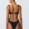 Volute Embellished Cheeky Bikinibyxor i svart