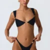 Volute Embellished Cheeky Bikinibyxor i svart